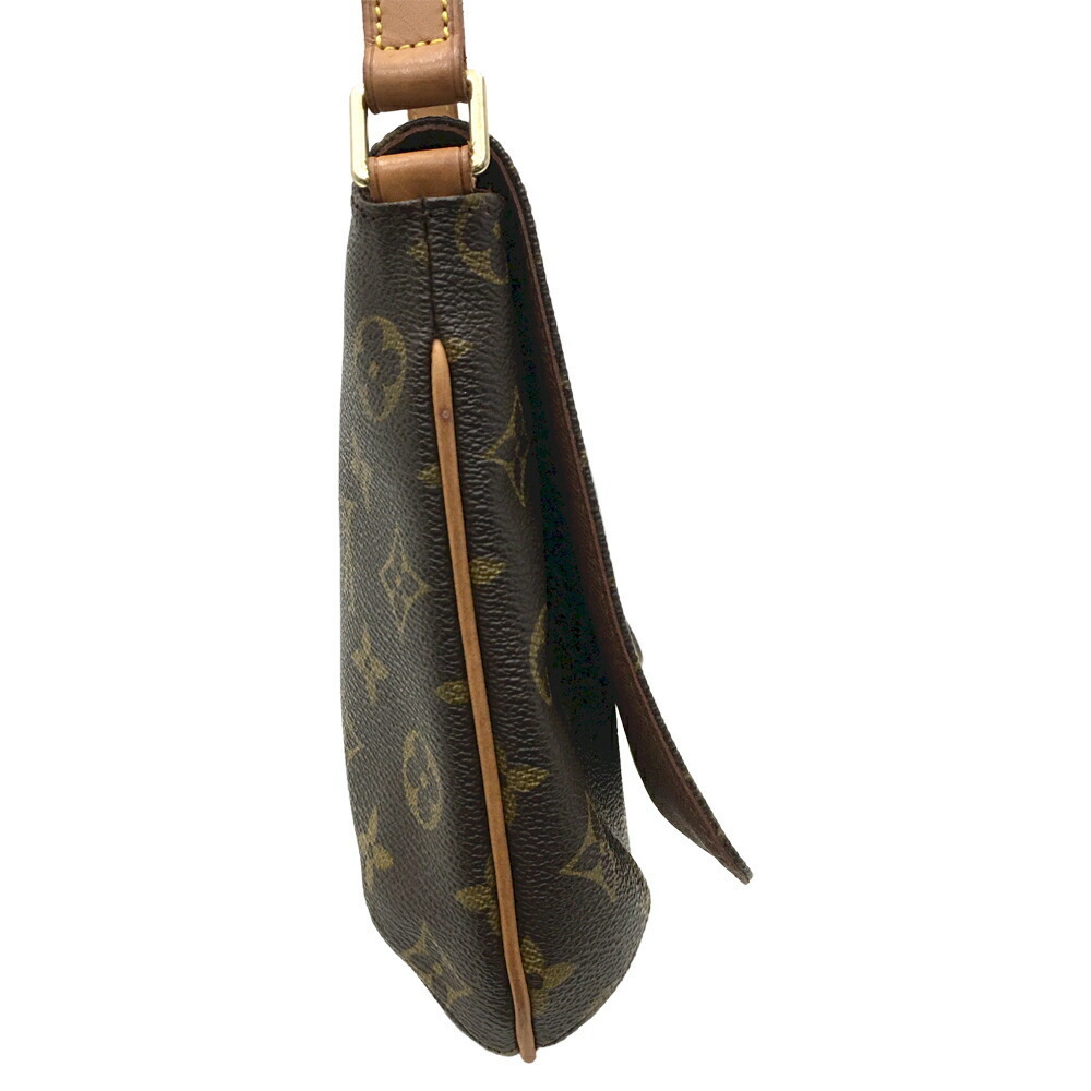 Louis Vuitton Musette Tango Shoulder Bag Monogram Brown Leather Flap Business - Picture 3 of 10